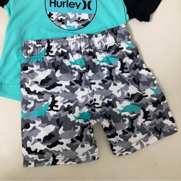 Hurley Camouflage cute shorts top set - Picture 4 of 6